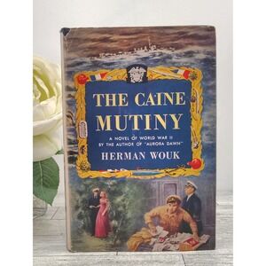 The Caine Mutiny 1951 Herman Wouk HCDJ Sears BCE Vtg WWII‎ Naval Courtroom Drama